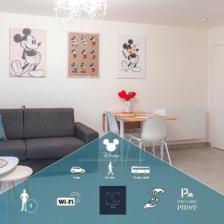 *Disneyland-Paris* 4Pers, Parking, Wifi Chessy  Dış mekan fotoğraf